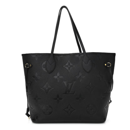 Louis Vuitton Empreinte Monogram Giant Neverfull MM Black 3 of 9
