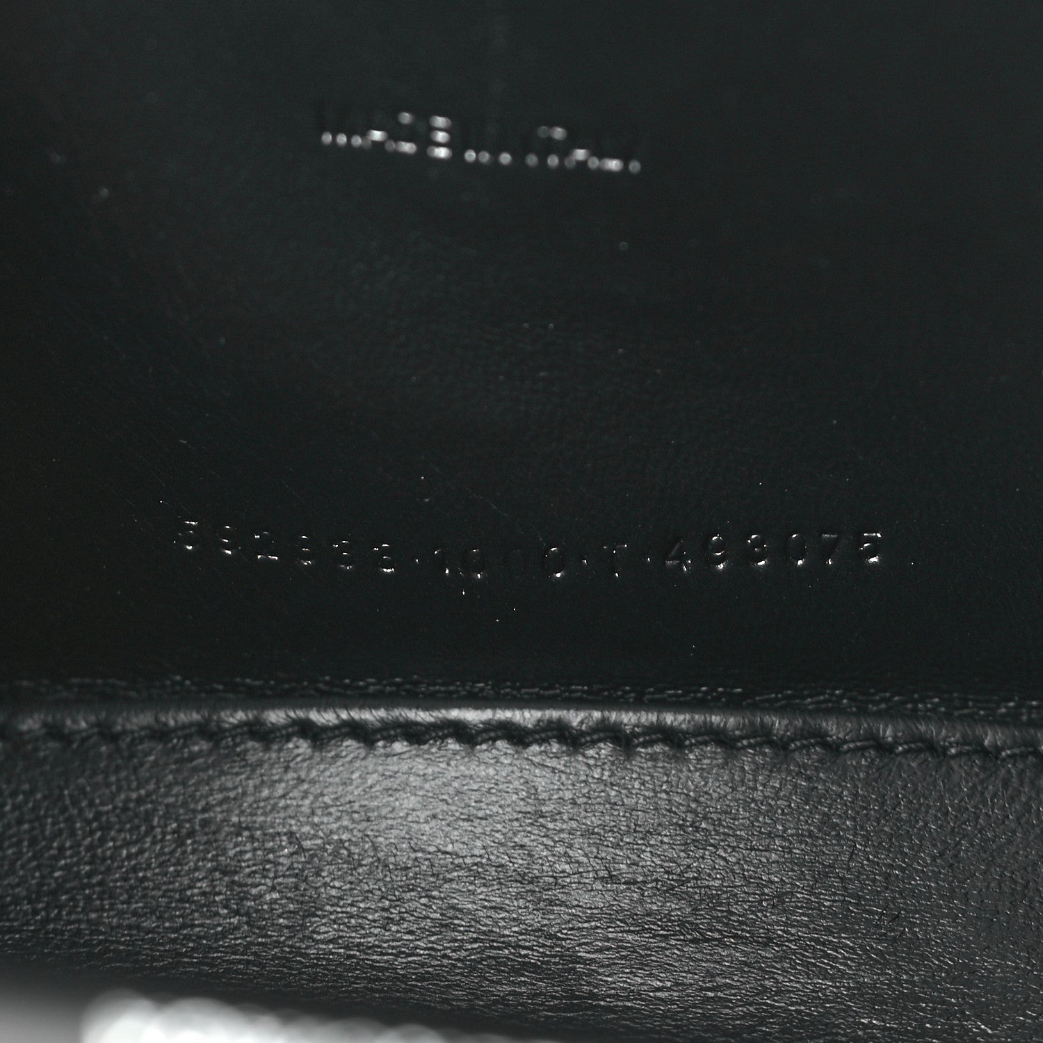 Balenciaga Grained Calfskin Hourglass Top Handle Bag XS Black 7 of 10