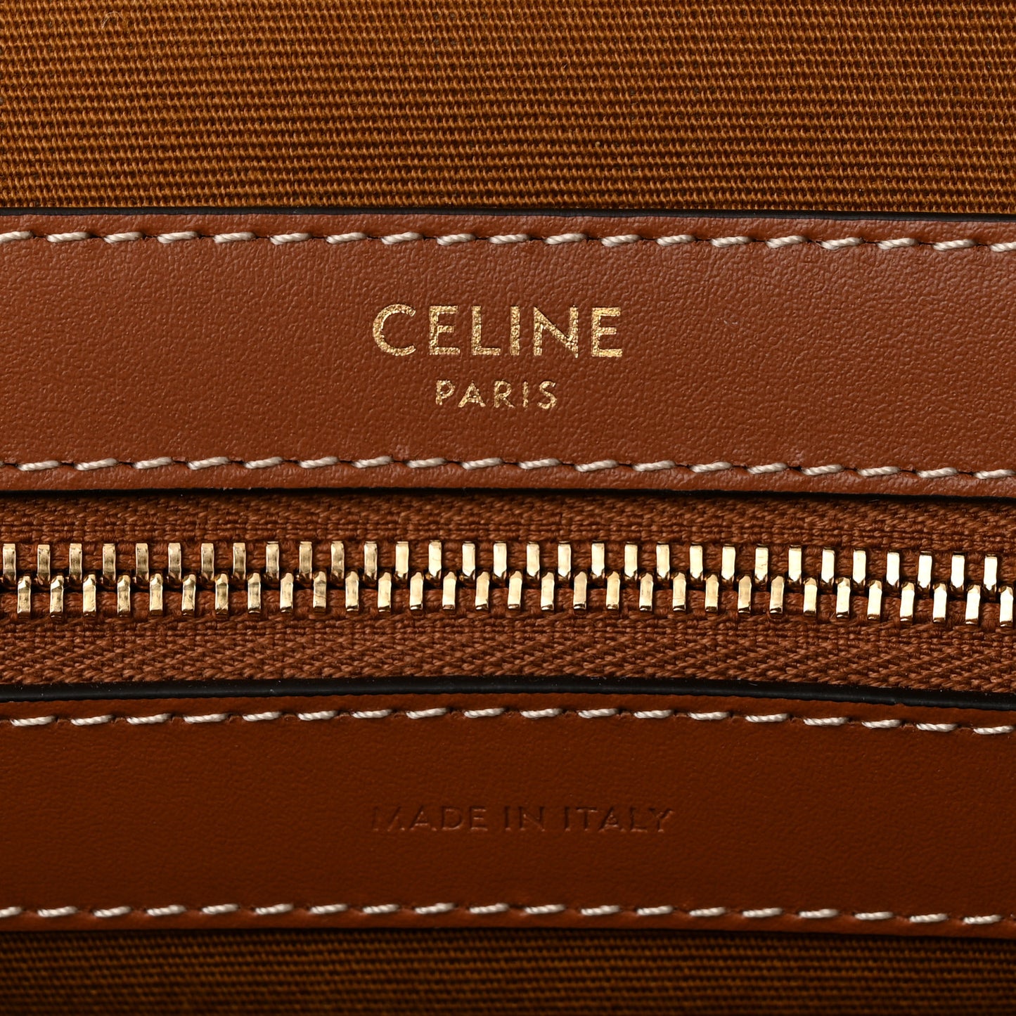 Triomphe Canvas Calfskin Large Boston Bag Tan