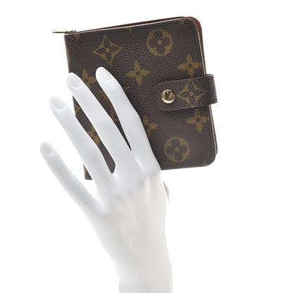 Louis Vuitton Monogram Compact Zippe Zipped Wallet 2 of 11