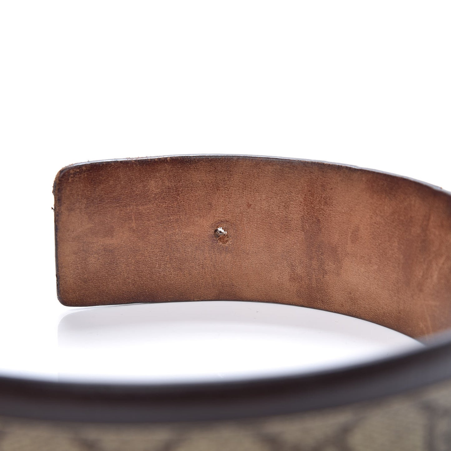 GG Supreme Monogram Niagara Lux Calfskin Interlocking G 40mm Belt 95 38 Beige Ebony Cocoa