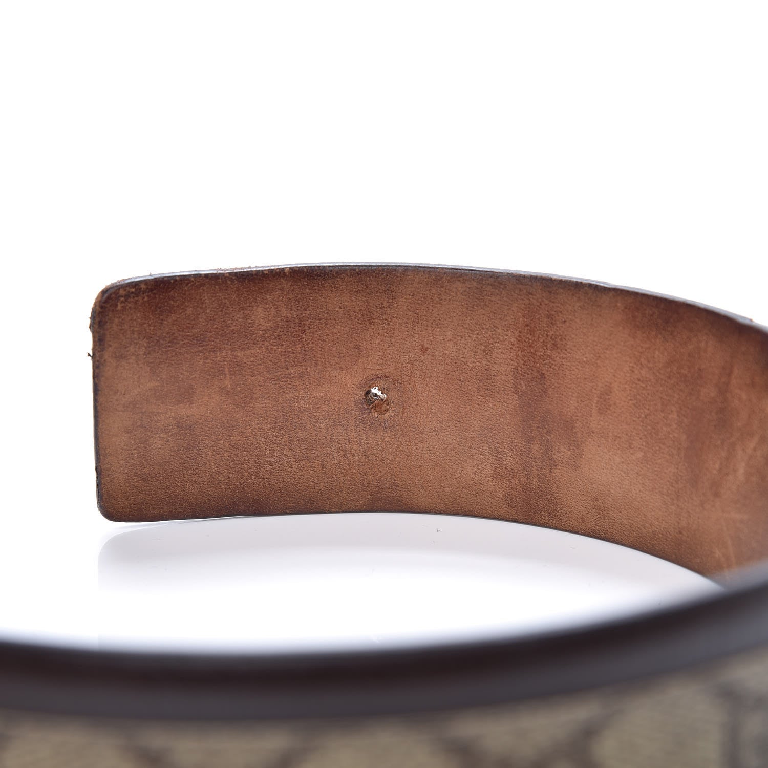 Gucci GG Supreme Monogram Niagara Lux Calfskin Interlocking G 40mm Belt 95 38 Beige Ebony Cocoa 10 of 20