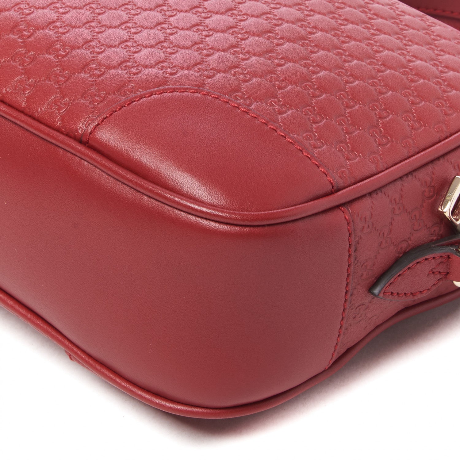 Gucci Microguccissima Mini Bree Messenger Bag Red 5 of 7