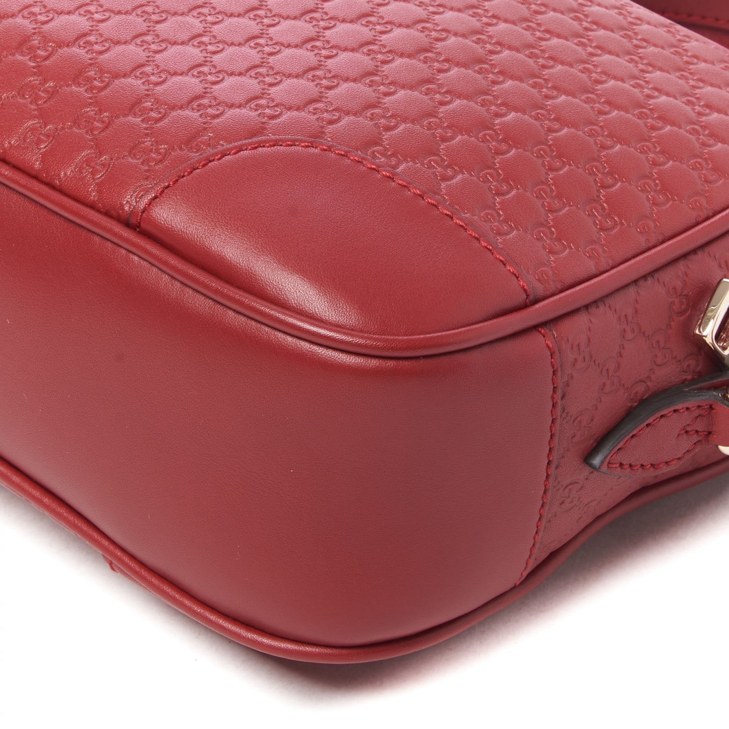 Microguccissima Mini Bree Messenger Bag Red