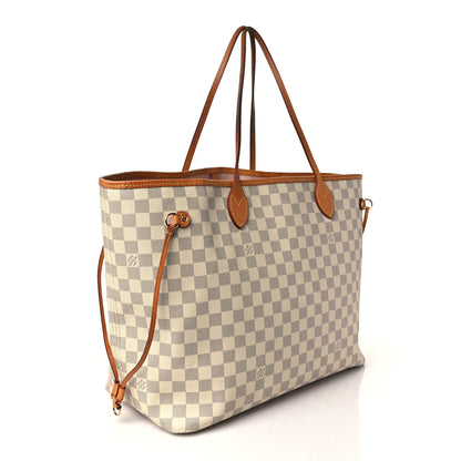 Louis Vuitton Damier Azur Neo Neverfull GM Rose Ballerine 4 of 11
