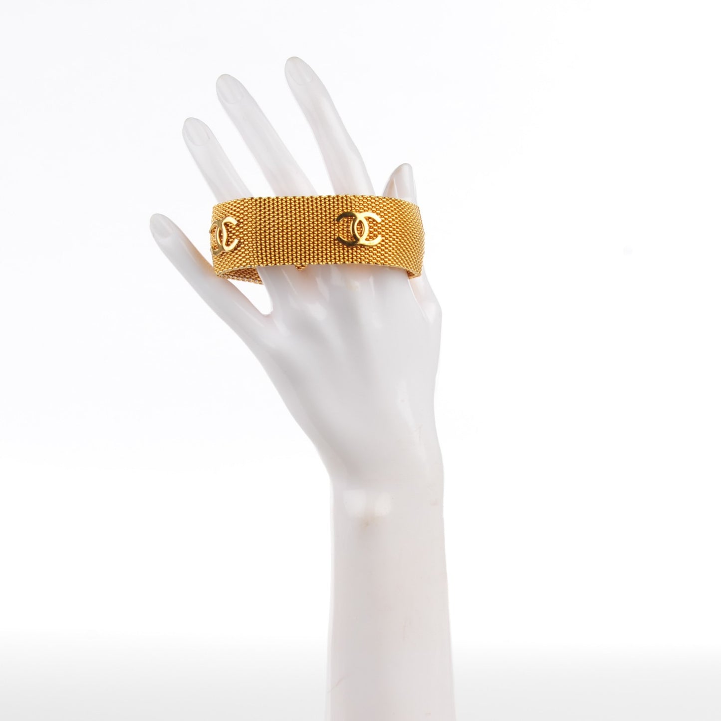 Mesh CC Bracelet Gold