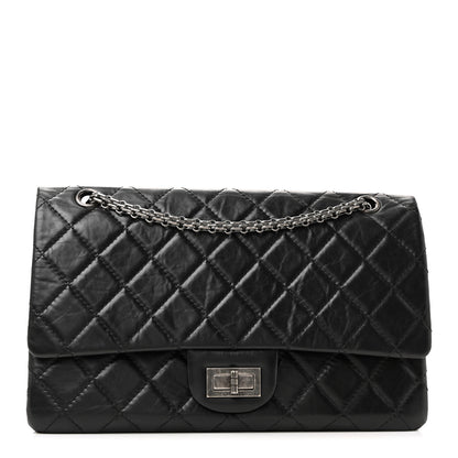 Chanel Aged Calfskin Quilted 2.55 Reissue 227 Flap Black 2 of 28