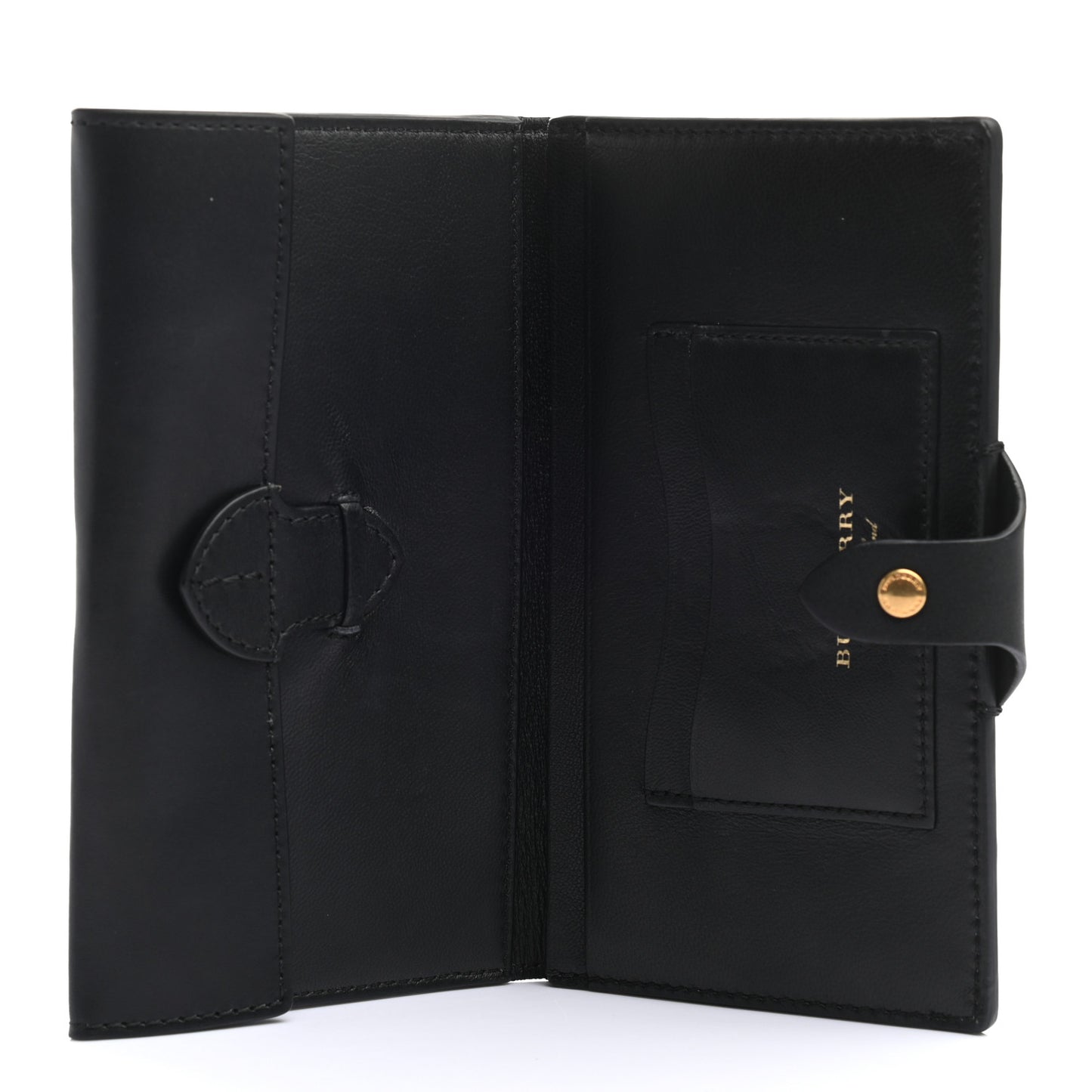 Calfskin Harlow Long Wallet Black