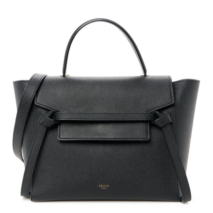 Celine Grained Calfskin Micro Belt Bag Black 1 of 11