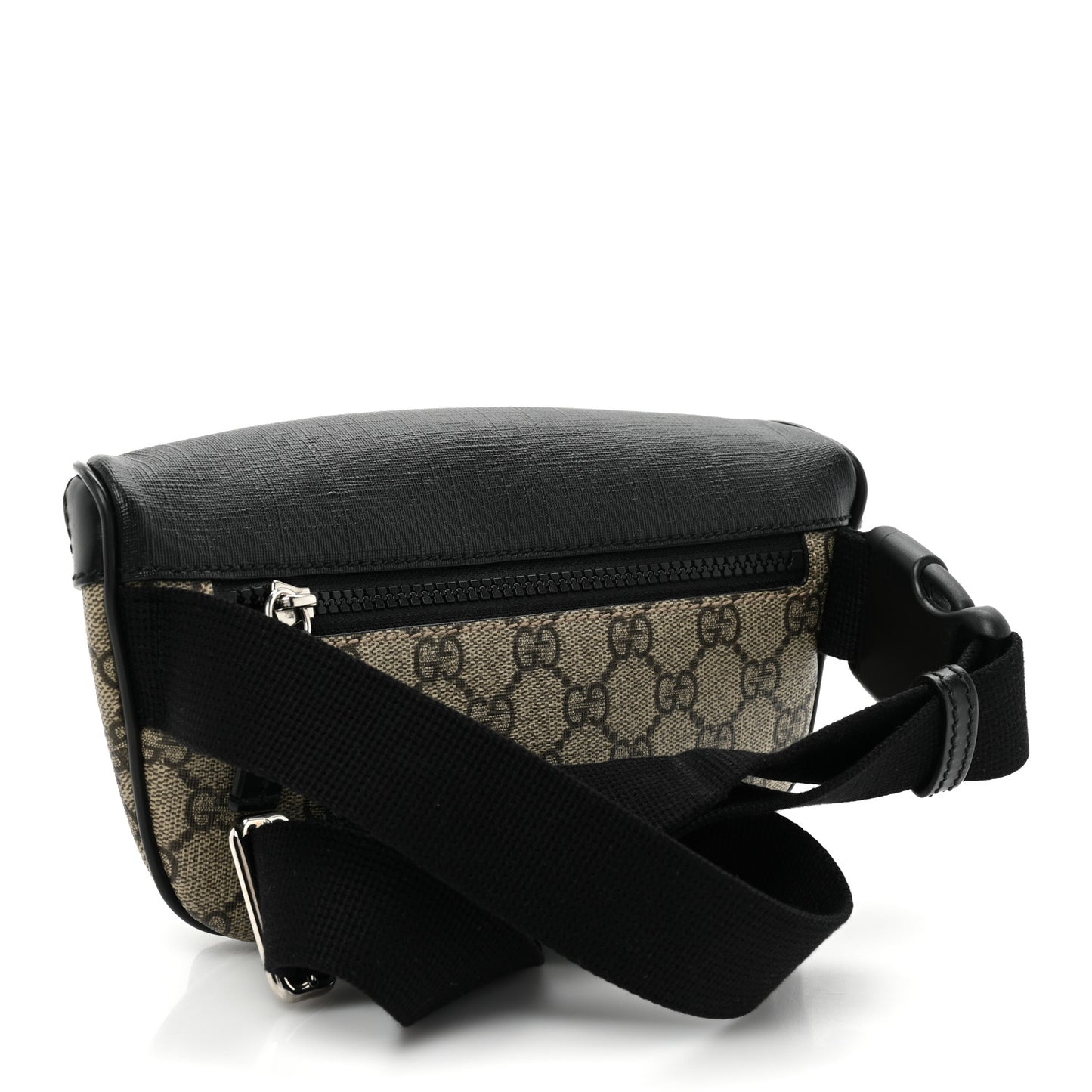 GG Supreme Monogram Belt Bag Black
