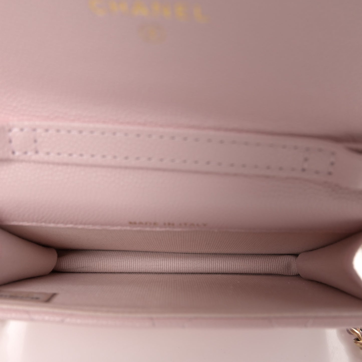Caviar Quilted Mini Chain Bag Pink