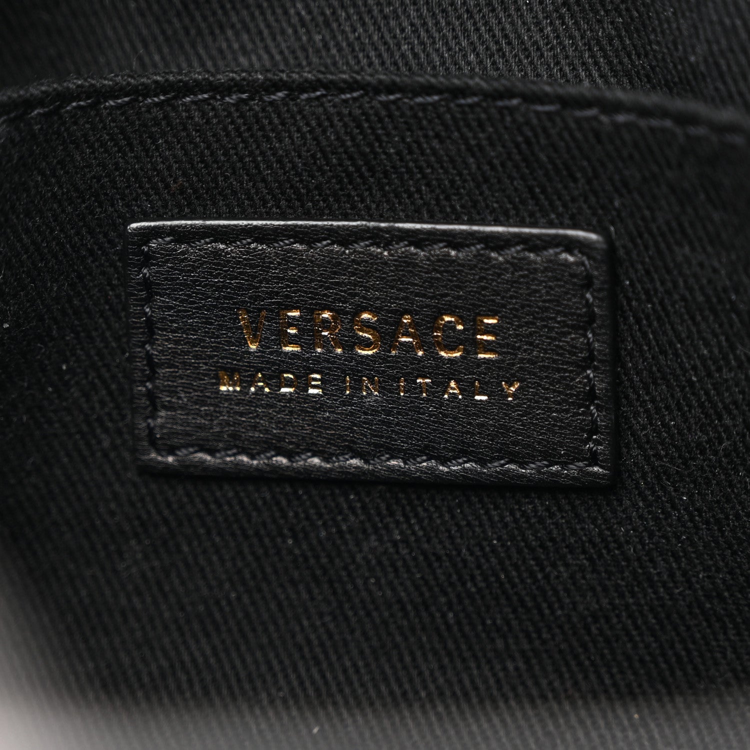 Versace Nappa Quilted Icon Bowler Bag Black 6 of 12
