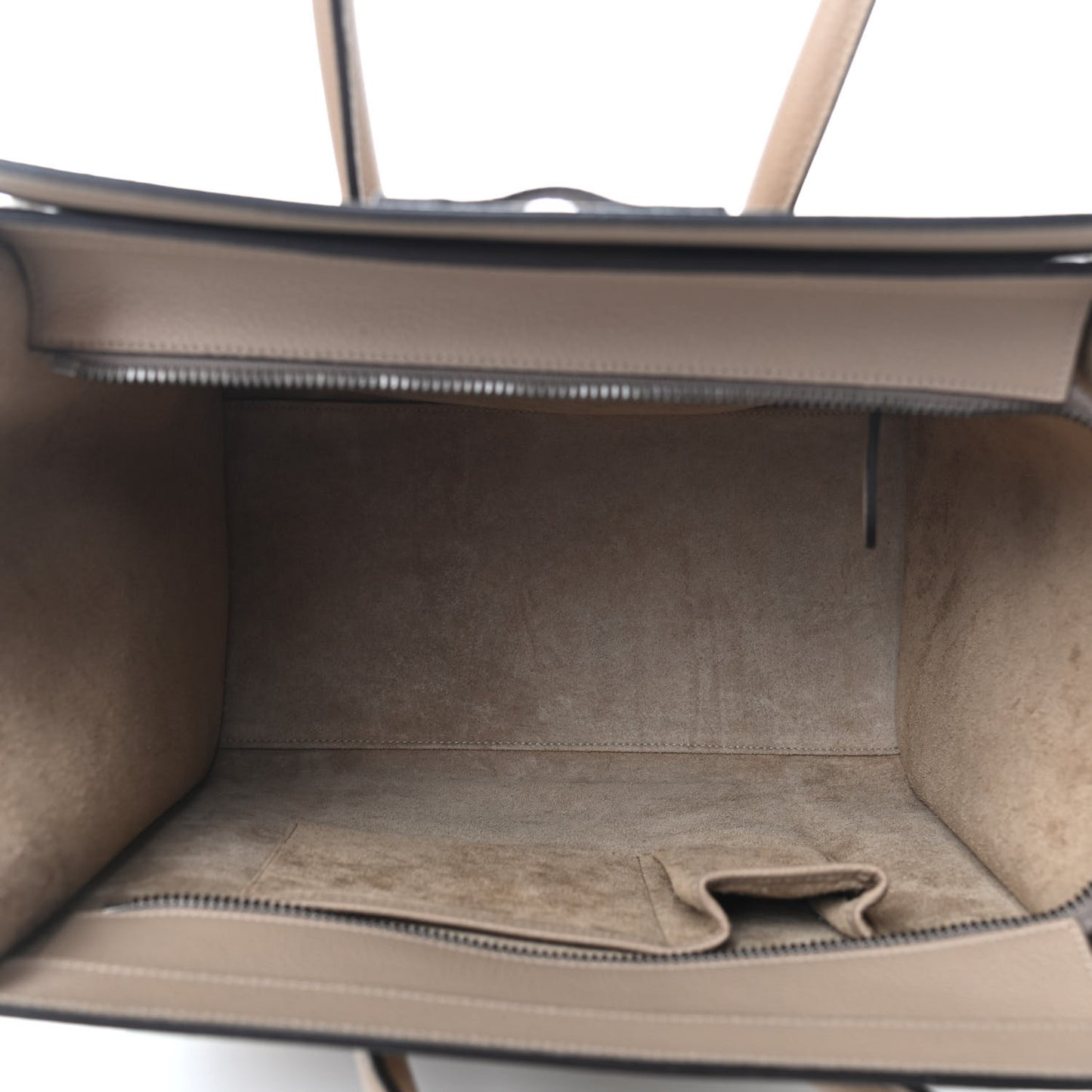 Drummed Calfskin Mini Luggage Dune