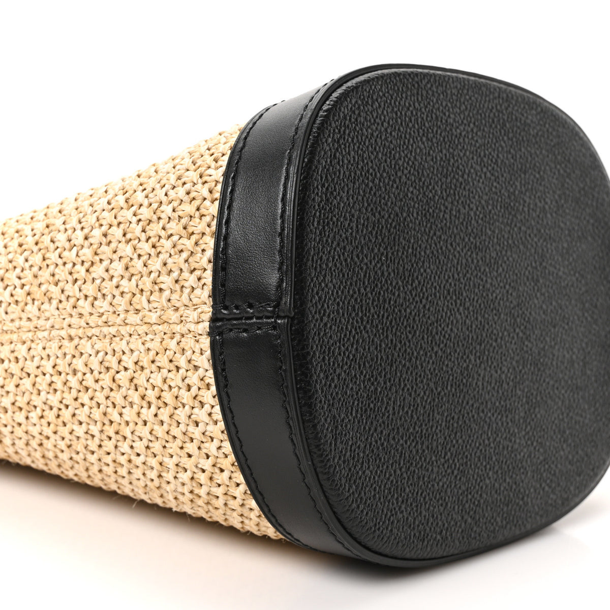 Louis Vuitton Raffia Petit Bucket Black 8 of 9