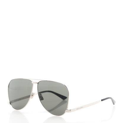 Saint Laurent Aviator SL 690 Dust Sunglasses Silver 1 of 9