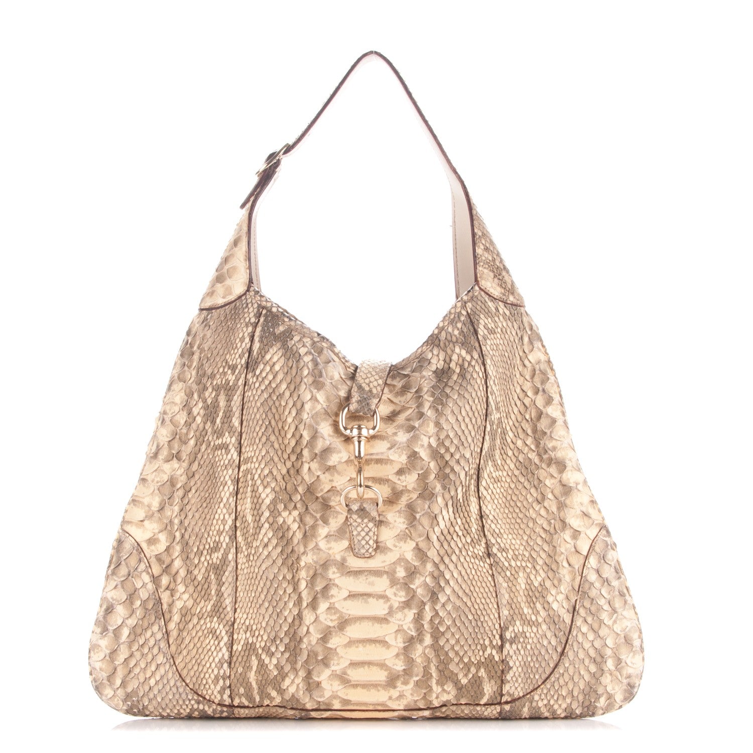 Gucci Python Large Jackie O Bouvier Hobo 1 of 7