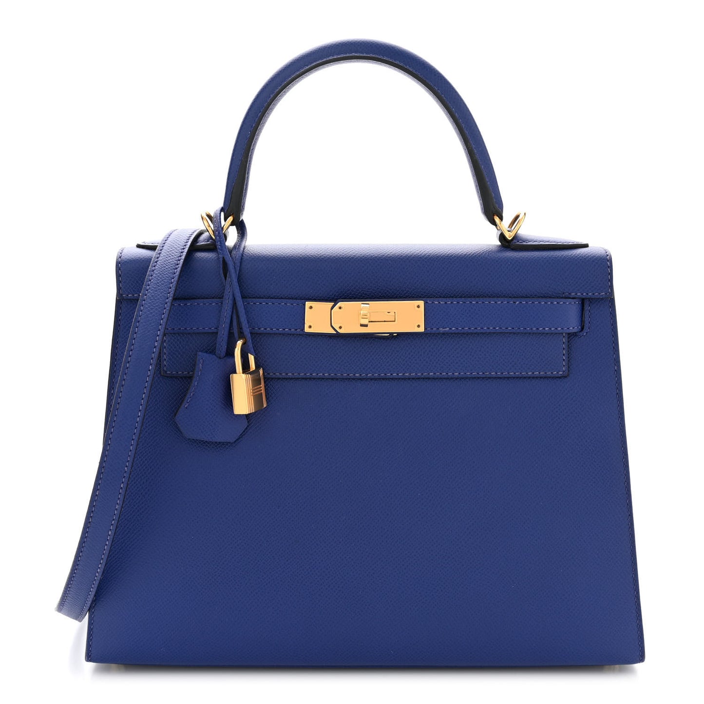 Epsom Kelly Sellier 28 Bleu Electrique