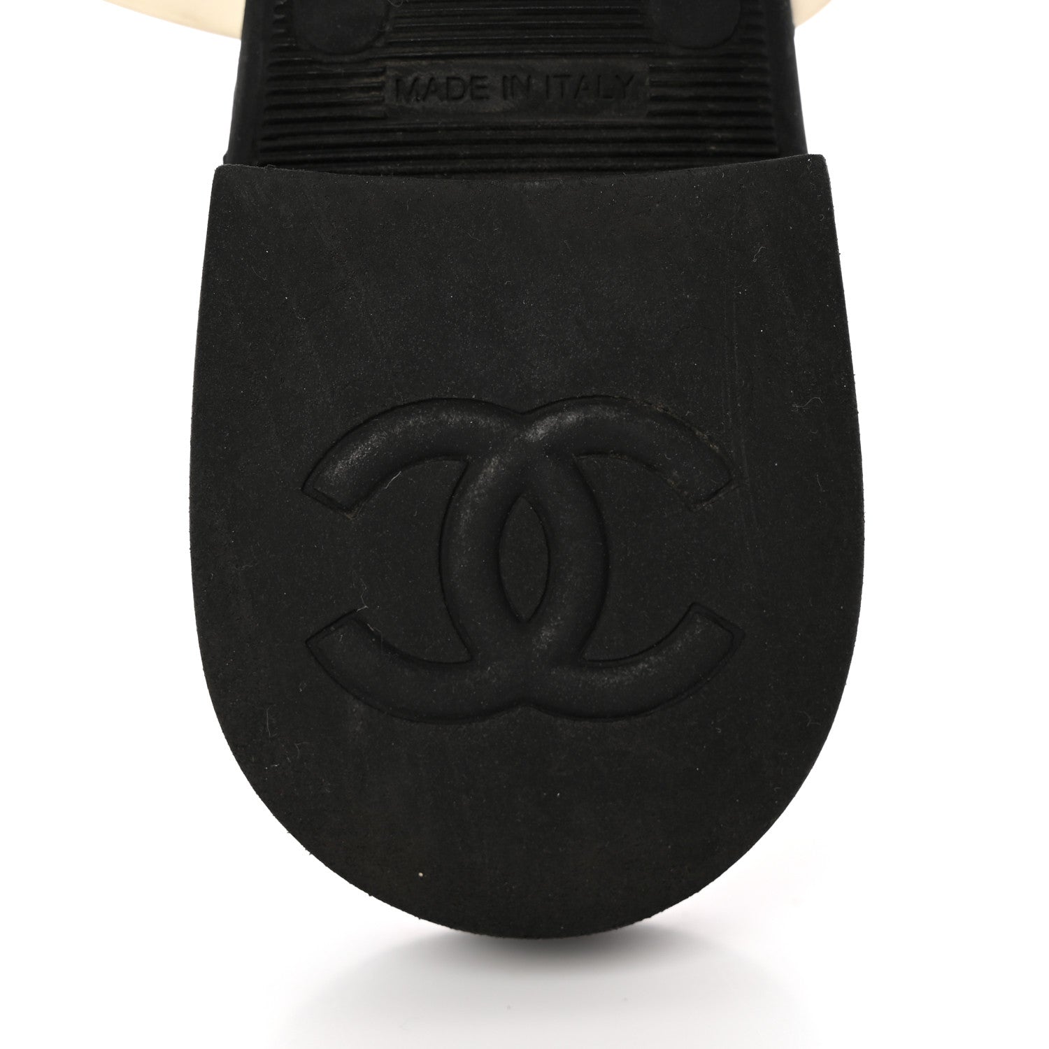 Chanel Jelly Quilted Camellia Thong Sandals 38 White Black 7 of 13