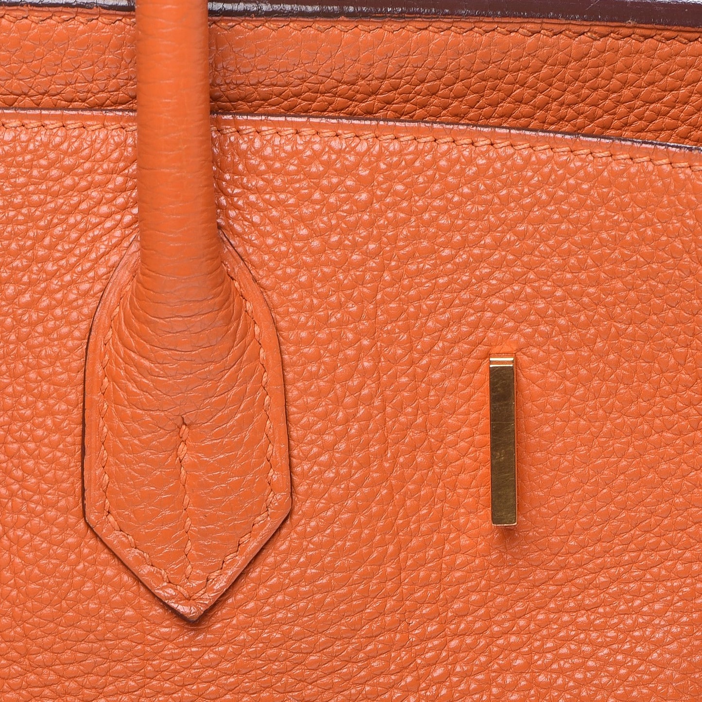 Togo Birkin 35 Orange