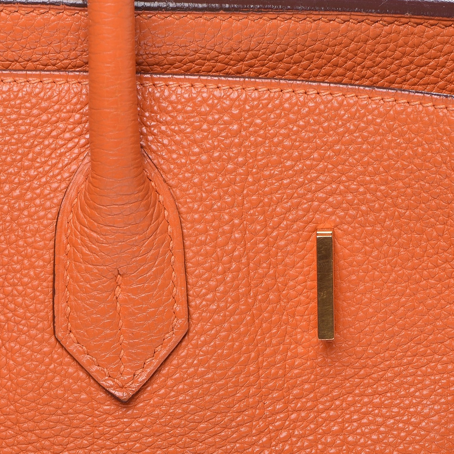 Hermes Togo Birkin 35 Orange 15 of 21