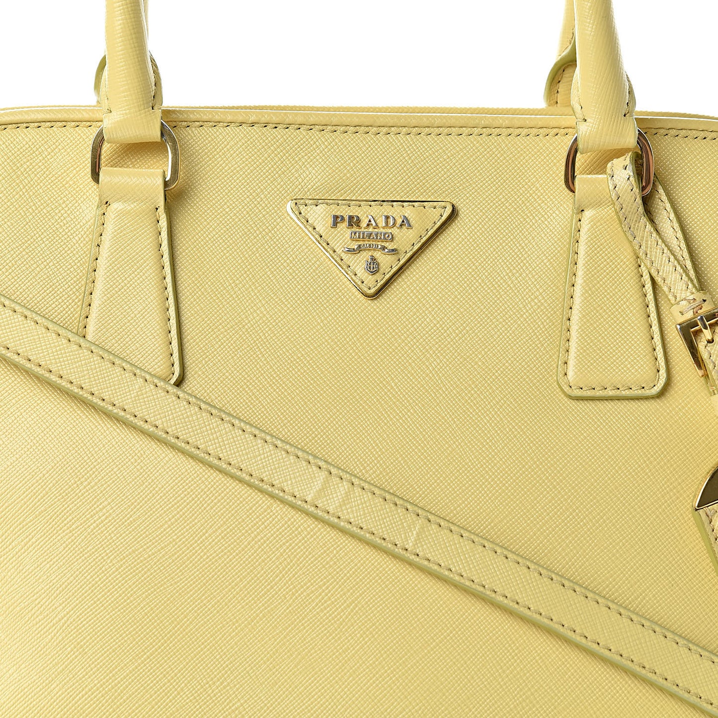 Saffiano Lux Large Open Promenade Tote Ginestra