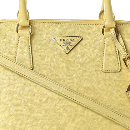 Prada Saffiano Lux Large Open Promenade Tote Ginestra 9 of 23