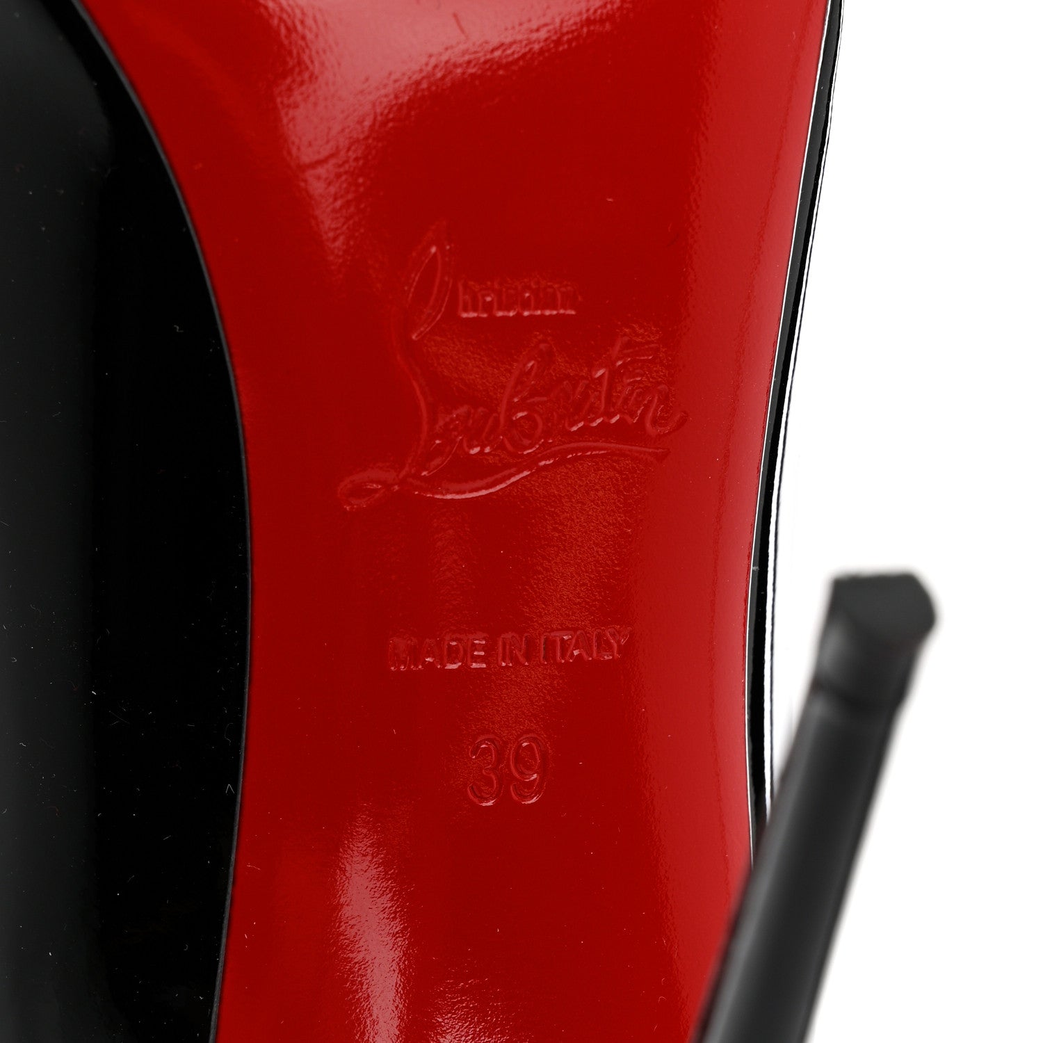 Christian Louboutin Patent Kate 100 Pumps 39 Black 7 of 8