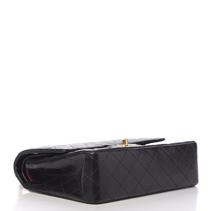 Chanel Lambskin Quilted Medium Double Flap Black 3 of 11