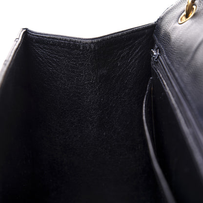 Chanel Caviar Diamond Stitched Flap Shoulder Bag Black 13 of 18
