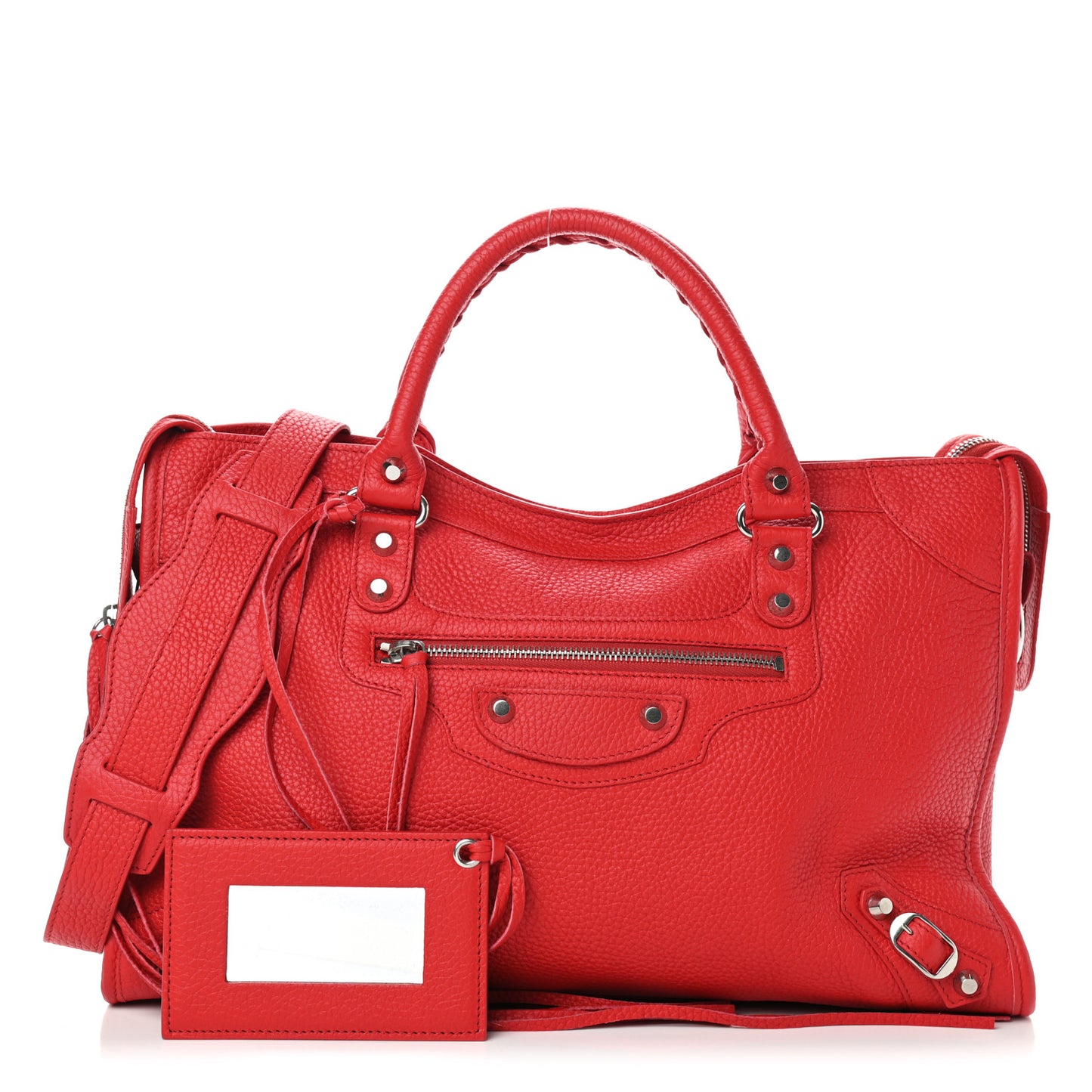 Vibrato Calfskin Classic Silver Hardware City Rouge Cerise