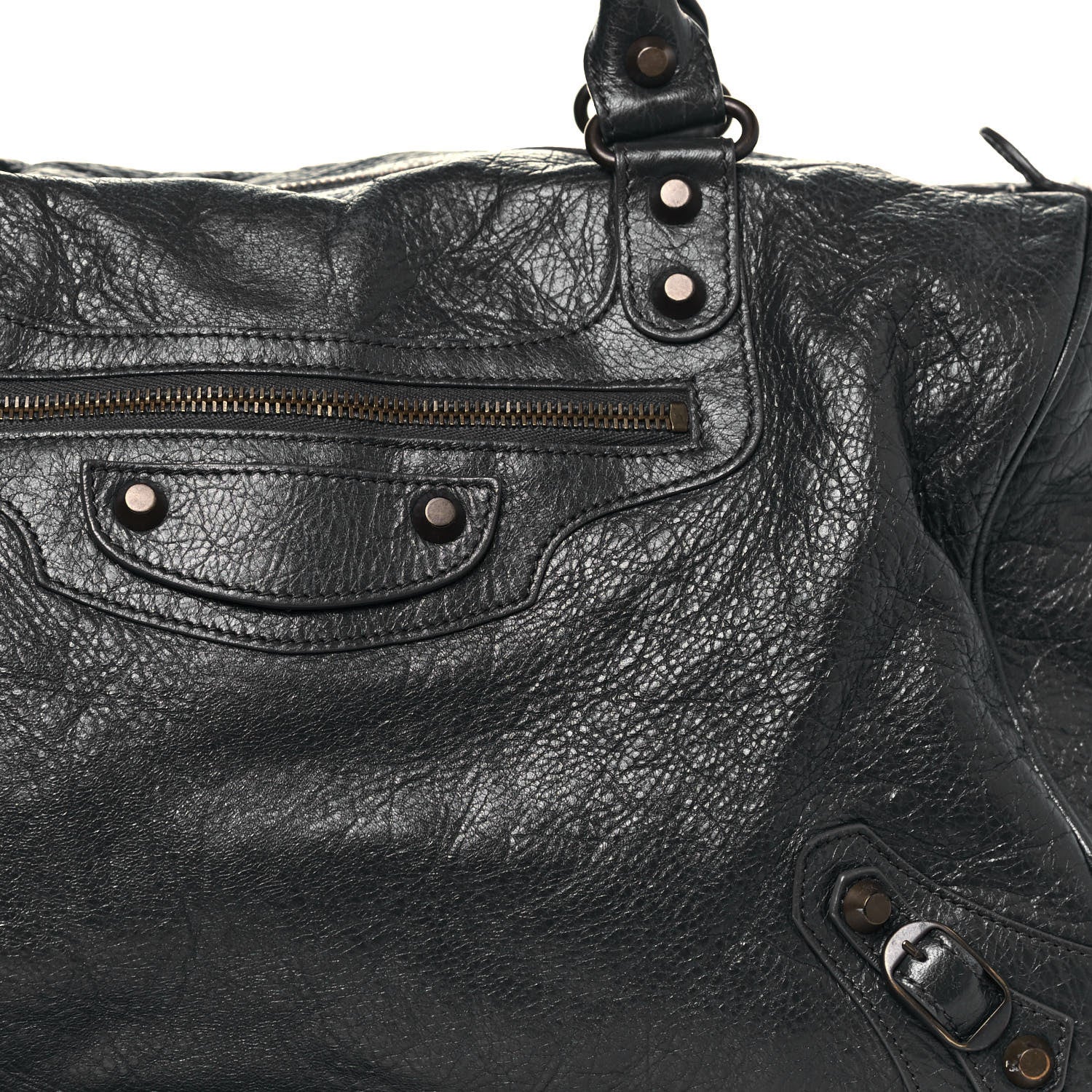 Balenciaga Agneau Classic Hardware Boston Anthracite 9 of 16