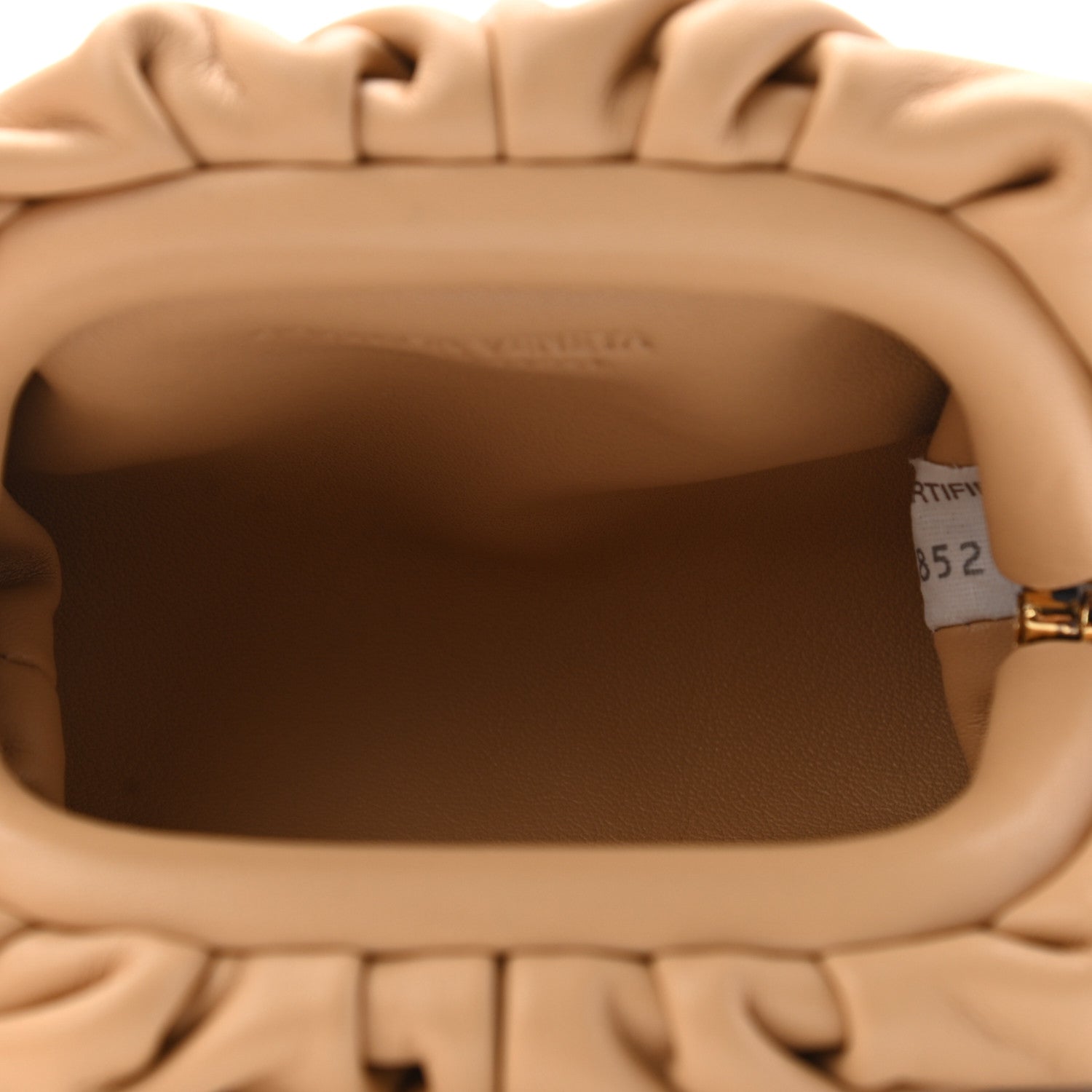 Bottega Veneta Butter Calfskin Coin Purse Almond 4 of 8