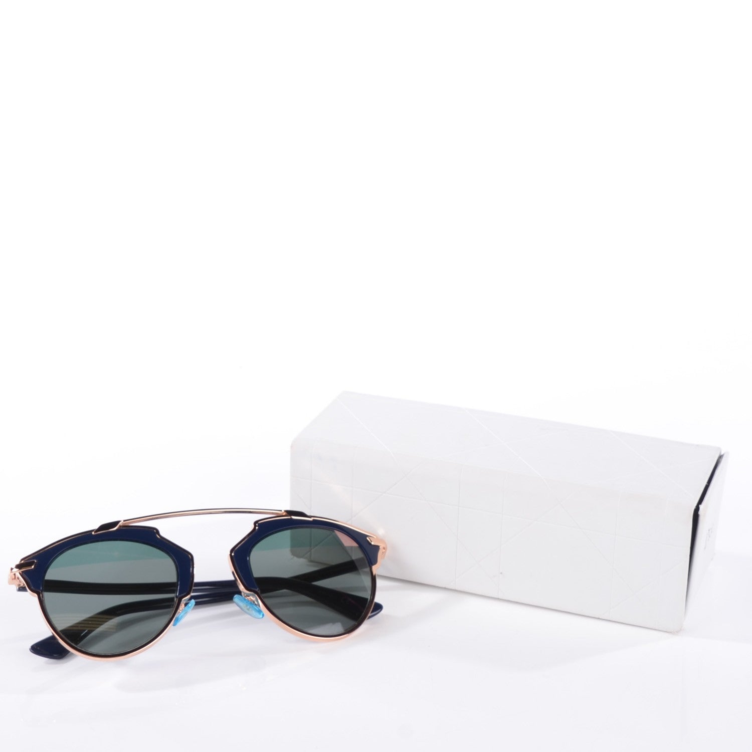 Christian Dior Mirrored So Real Sunglasses Rose Gold Blue 7 of 7
