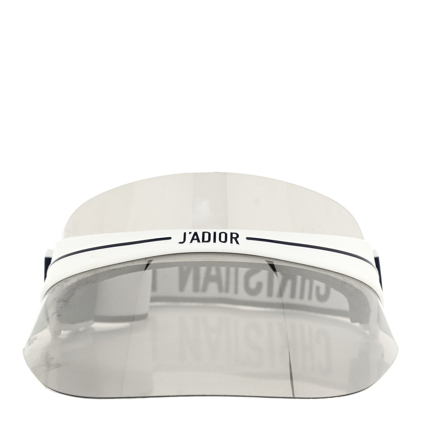 Mirrored DiorClub1 Sun Visor White Black
