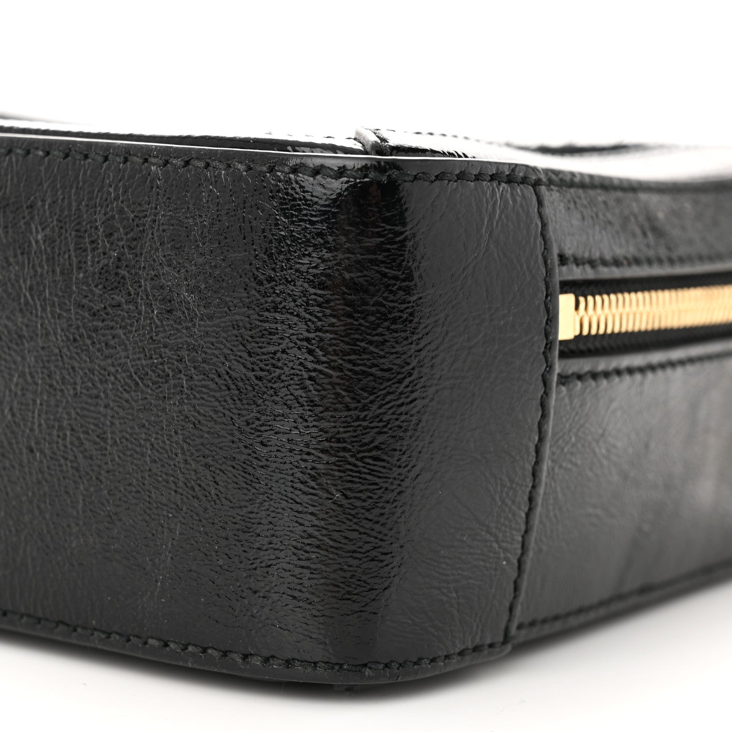 Gucci Suede Patent Web Small Ophidia Top Handle Shoulder Bag Black 10 of 11