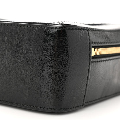 Gucci Suede Patent Web Small Ophidia Top Handle Shoulder Bag Black 10 of 11