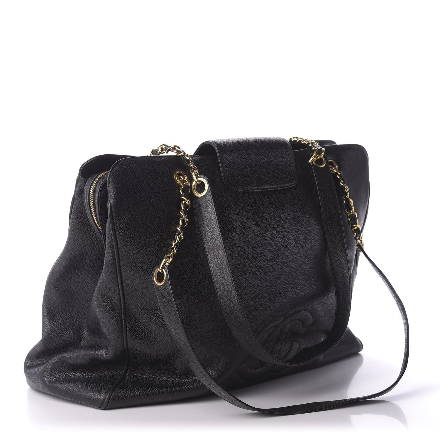Chanel Caviar XL Weekender Bag Black 2 of 11