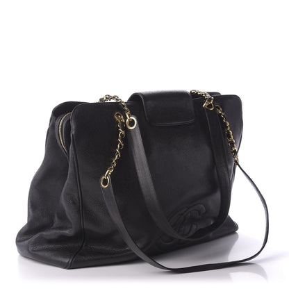 Chanel Caviar XL Weekender Bag Black 2 of 11