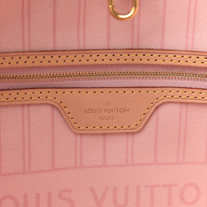 Louis Vuitton Damier Azur Neo Neverfull MM Rose Ballerine 6 of 11