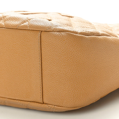 Chanel Caviar Quilted Hobo Beige 10 of 10