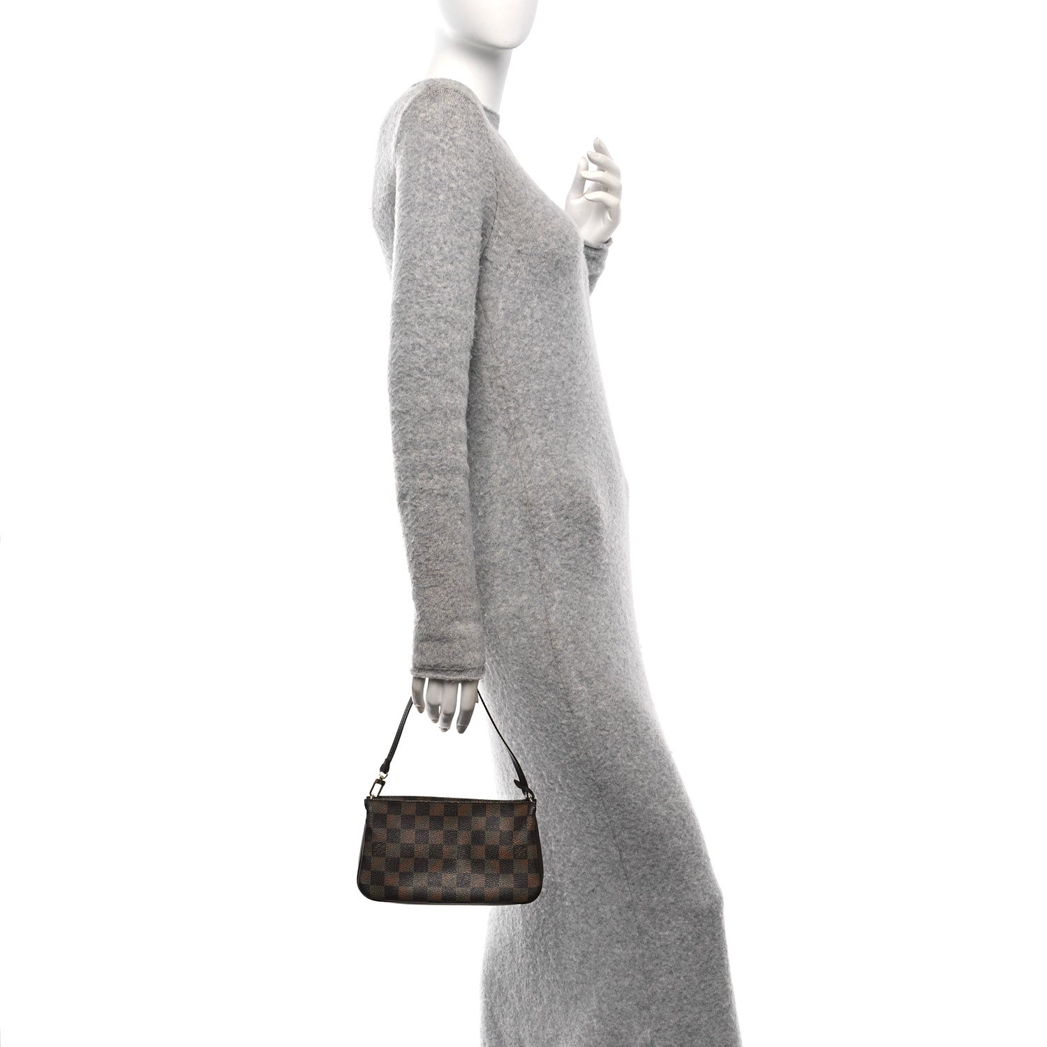 Louis Vuitton Damier Ebene Navona Pochette Accessories 2 of 9