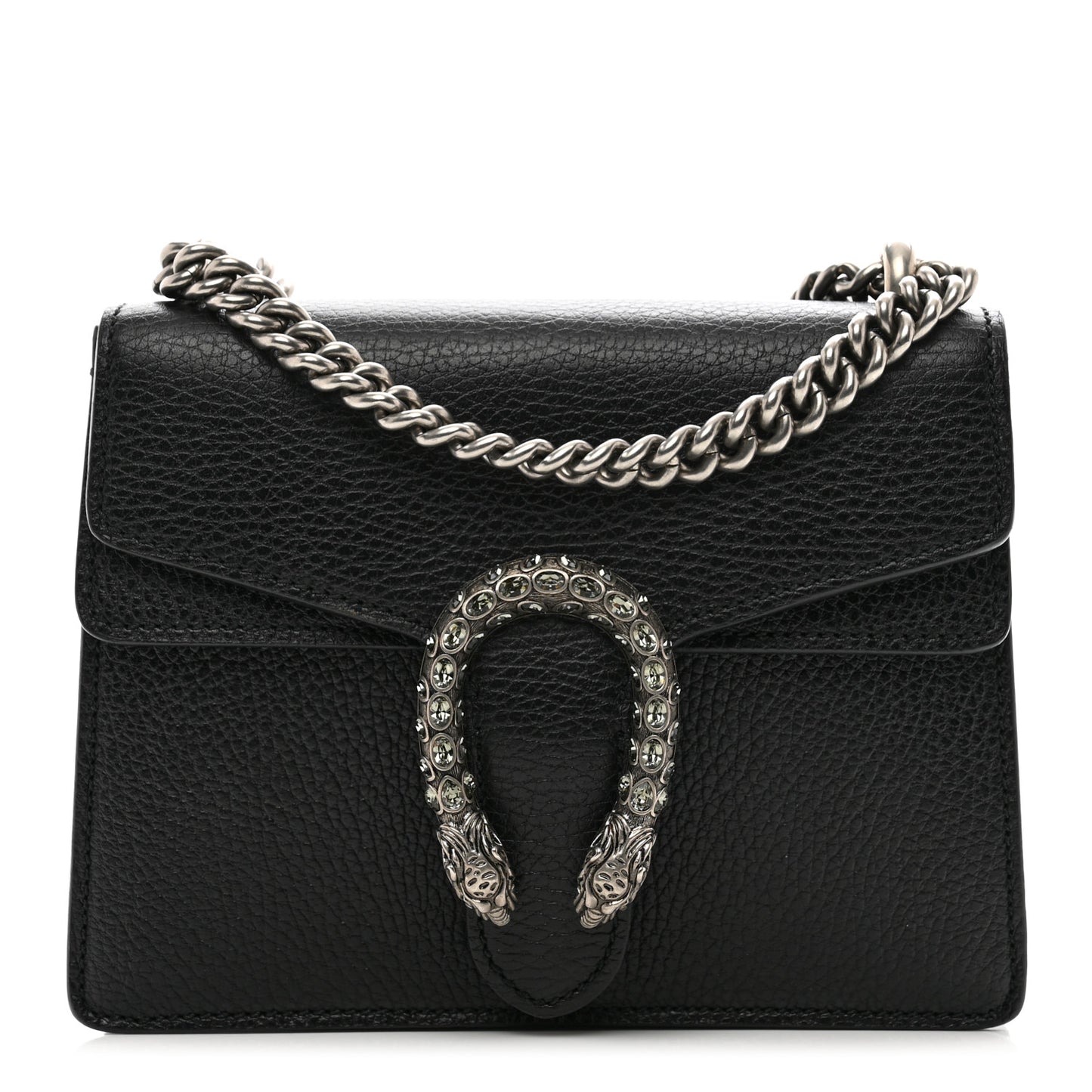 Calfskin Mini Dionysus Shoulder Bag Black