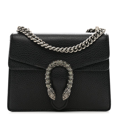 Gucci Calfskin Mini Dionysus Shoulder Bag Black 1 of 12