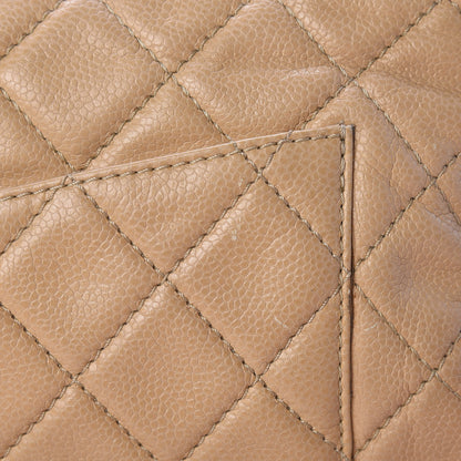 Chanel Caviar Quilted Jumbo Reissue Messenger Flap Beige 18 of 19