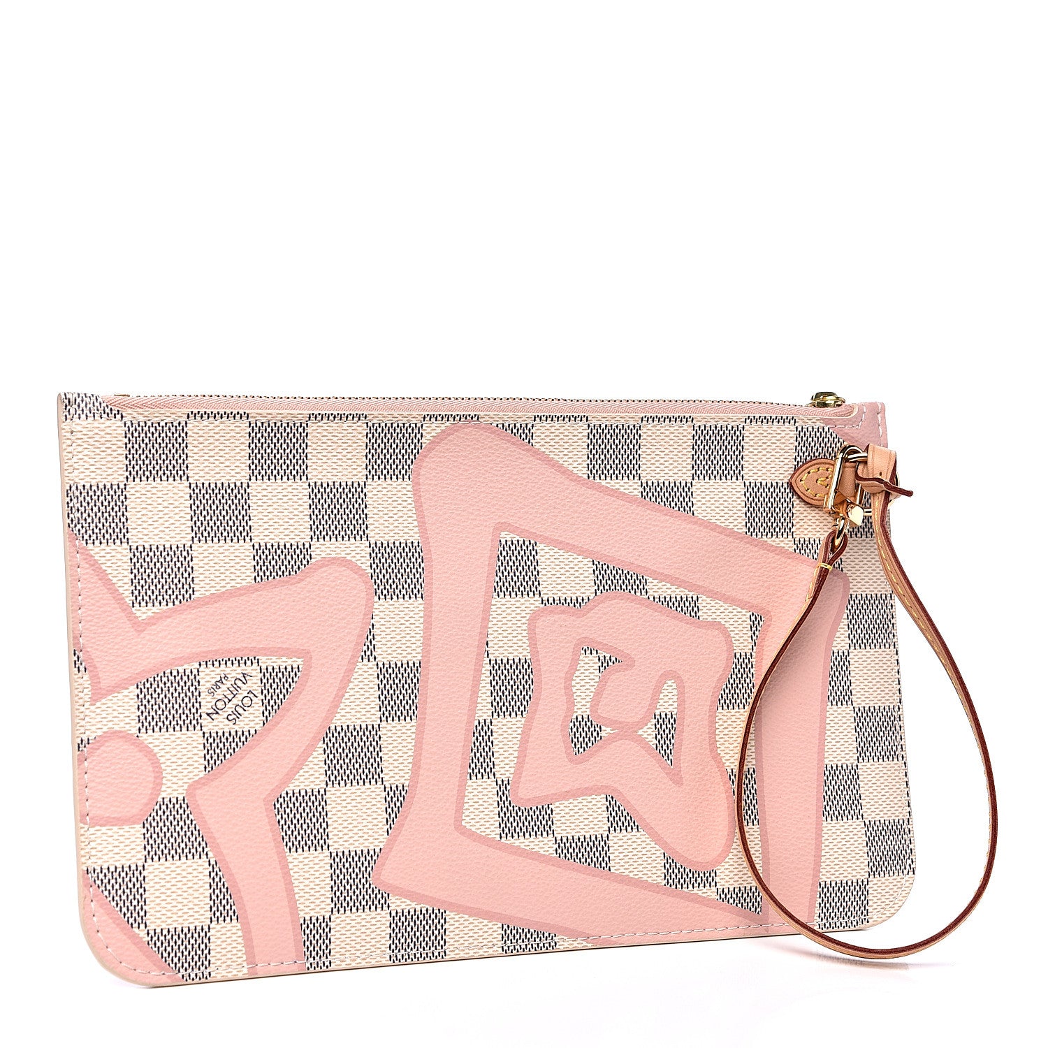 Louis Vuitton Damier Azur Tahitienne Neverfull MM GM Pochette 2 of 8