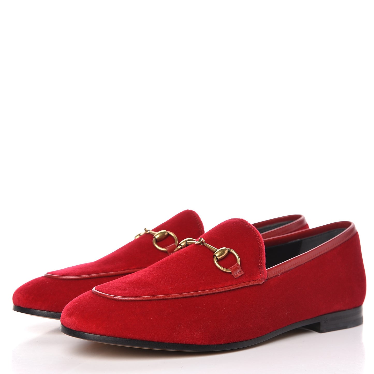 Velvet Horsebit Womens Jordaan Loafers 38 Hibiscus Red