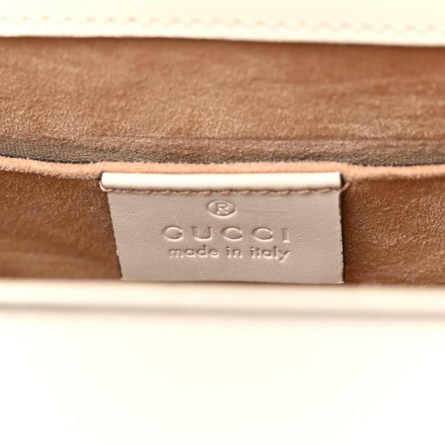 Calfskin Mini Sylvie Top Handle Bag White