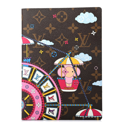 Louis Vuitton Monogram 2020 Christmas Animation Big Wheel Notebook MM Rose Ballerine 1 of 6