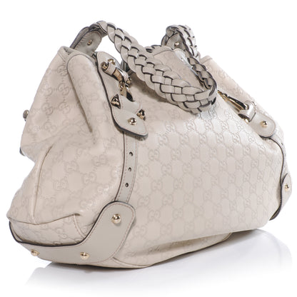 Gucci Guccissima Medium Pelham Ivory 3 of 8