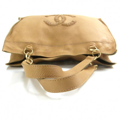 Chanel Leather CC Tote Beige 7 of 14